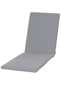 siena GARDEN, Liegenauflage &raquo;ASTER, 200 cm&laquo; Dessin Fish Bone, 100% recyceltem Polyester, in verschiedenen Farben, silber, Polyester,