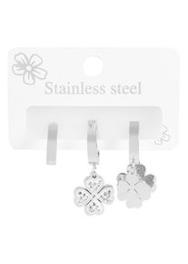 Adelia&acute;s Adelia ́s, Damen, Kettenanh&auml;nger &raquo;Damen Anh&auml;nger &iquest; Kleeblatt Anh&auml;nger aus Edelstahl&laquo;, silber, Material: Edelstahl