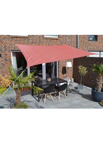 Floracord, Sonnensegel BxT: 250 x 300 cm, terrakotta, Polyethylen,