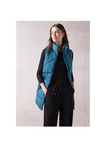 Cecil, Damen, Steppweste mit Stehkragen, nordic aqua blue, XS (36), Lange Weste von Cecil