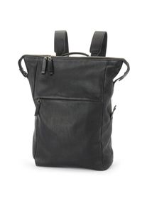 Harold&rsquo;s Lederwaren Laptop-Lederrucksack, schwarz