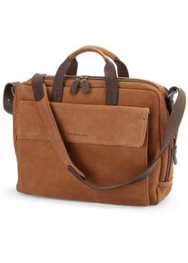 Harold&rsquo;s Lederwaren Notebook-Tasche, Cognac