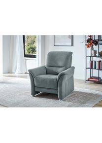 Die PlanBar, Sessel &raquo;PP-PF23182, Sitzh&ouml;he 46 cm&laquo; Federkernpolsterung, frei im Raum stellbar, steel, 100% Polyester,