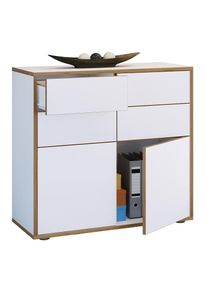Vcm, Kommode &raquo;Holz Kommode Sideboard Salia Breite 100 Schublade&laquo; 1 Stk. tlg., Wei&szlig;,