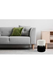 Kayoom, Sitzhocker &raquo;Hocker Gipsy 825, stilvoller Sitzhocker, runde Form, stilvolles Design&laquo; 1 Stk. tlg. samtweich, platzsparend, vielf&auml;ltig einsetzbar