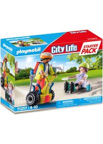 Playmobil , Konstruktions-Spielset &raquo;Starter Pack, Rettung mit Balance-Racer (71257), My City Life&laquo; Made in Europe, bunt,