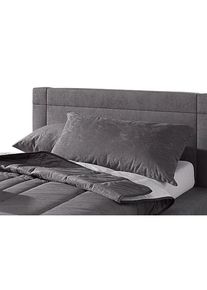 Westfalia Schlafkomfort, Dekokissen (2 Stck.), grau + unifarben, Polyester, B/L: 40 cm x 80 cm - 2 Stk.