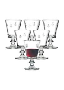 La Roch&egrave;re France, Wei&szlig;weinglas &raquo;Weingl&auml;ser Biene Abeille 240 ml 6er Set transparent&laquo;, transparent, Glas,