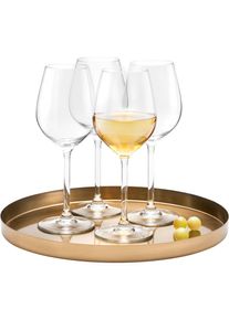 Van Well, Weinglas &raquo;Ida&laquo; sp&uuml;lmaschinengeeignet, 38 cl, 4-teilig, klar, Glas,