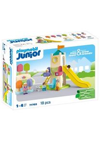 Playmobil 1.2.3 - Junior Abenteuerturm mit Eisstand