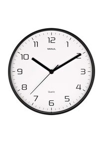 Maul Orologio da parete Mauldrip &Oslash; 25 x 4 cm Materiale plastico senza batteria nero