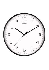 Maul Orologio da parete Mauldrip &Oslash; 30 x 5 cm Materiale plastico senza batteria nero