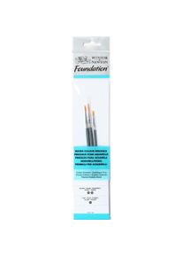 Winsor & Newton Winsor & Newton, Pinsel, Foundation watercolor brush set 3pcs ass.