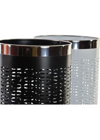 DKD Home Decor, Regenschirmst&auml;nder, Umbrella stand 23 x 50 cm White Black Steel 23 x 23 x 50 cm (2 Units) (23 x 23 x 50 cm)