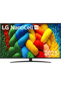 LG 55NANO81A3A (55", 4K, 2025), TV, Schwarz