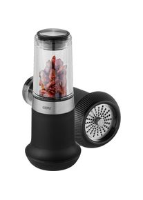 Gefu X-Plosion, Pfefferm&uuml;hle + Salzm&uuml;hle, Schwarz, Silber