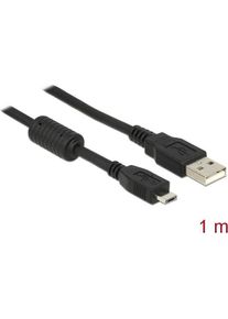 Delock USB 2.0 A - Micro A, Beamer, Schwarz