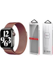 Yesido WB22 APPLE WATCH MAGNETIC STAINLESS STEEL STRAP (42/44/45/49) ROSE GOLD, Smartwatch