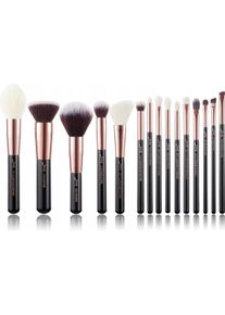 NoName, Schminkpinsel, JESSUP SET Make Up Brush pędzle do makijażu twarzy T160 15szt. (Foundation)