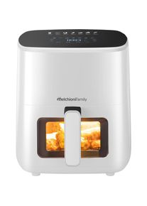 Melchioni Heissluftfritteuse Marianna New, 5L, Weiss, Fritteuse, Weiss