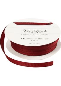 Creativ Company, Geschenkverpackung, Textilband 15 m Rot (1x)