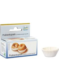 Demmler Pralinenkapseln 2,6x1,6cm 261212202 weiss 200 St&uuml;ck, Backform, Weiss