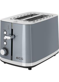 ECG ST 2766 Vintage Scuro, Toaster, Schwarz
