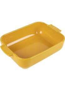 Peugeot Auflaufform rechteckig safrangelb 25 cm, Auflaufform, Orange