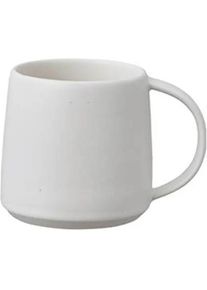Kinto RIPPLE Keramikbecher 250ml Weiss, Tasse, Weiss