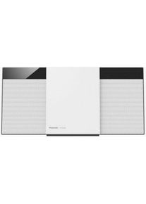 Panasonic Mini-MusikSystem SC-HC300EG-W. (Bluetooth, CD Player, 1x 20 W), Stereoanlage, Weiss