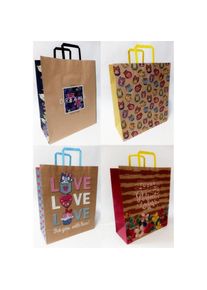 Fresh, Geschenkverpackung, KRAFT Farbtasche 320x380x150