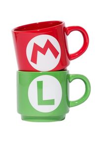 Pyramid Nintendo Super Mario Brothers Initial Mugs Set, Tasse