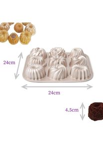 patisse Muffinbackform Gugelhupf 9er, Backform, Rosa