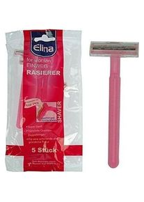 Elina, Nassrasierer, Einwegrasierer 5 St&uuml;ck Frau Doppelklinge
