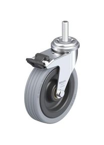 Blickle, M&ouml;belrollen, LRA-VPA 100K-FI-GS10, Roller, 175 kg, Grau, Deutschland, 1 St&uuml;ck(e), 121 mm