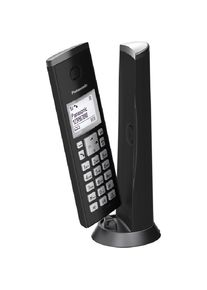 Panasonic KX-TGK210 DECT telephone Caller ID Black, Telefon, Schwarz