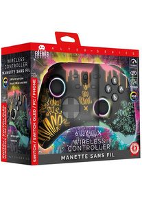 Freaks and Geeks - OLD SCHOOL - SWITCH & PC Wireless Bluetooth Controller. RGB-LED (PC, Switch), Gaming Controller, Mehrfarbig