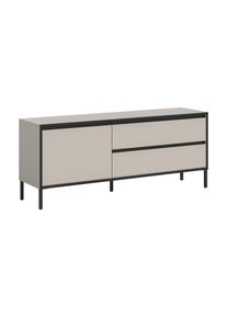 Livetastic , Kaschmir , Holzwerkstoff , 1 F&auml;cher , 2 Schublade(n) Schubladen , 150x62x38 cm , FSC MIX , stehend , Wohnzimmer, TV-M&ouml;bel, TV- & Lowboards