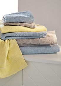 bonprix Set de prosoape de bumbac (set/10 piese), galben, Set/10 piese Prosopel pentru spălare: 30/30 cm, prosop de oaspeţi 30/50 cm: 30/50 cm, prosop