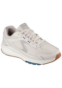 Sneaker Skechers "VERTEX", Herren, Gr. 42, beige (hellbeige), Leder, Mesh, Schuhe Sneaker, Retro Sneaker, Schn&uuml;rschuh mit Air-Cooled Memory Foam