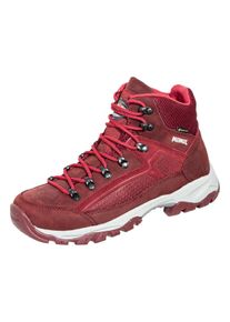 Wanderschuh Meindl "Baltimore Lady GTX", Damen, Gr. 7, rot (bordeaux), Obermaterial: 50% Rindsleder Leather cow. 50% Lammleder LEL., Schuhe Wanderschuh