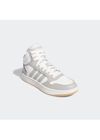 Sneaker adidas Sportswear "HOOPS 3.0 MID CLASSIC", Damen, Gr. 37, wei&szlig; (cloud wei&szlig;, grau two, gum 3), Synthetik, Textil, Schuhe Sneaker