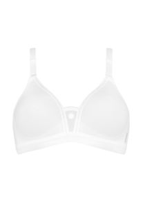 Sport-BH triaction by Triumph "Triaction Trophy N", Damen, Gr. 95, Cup E, wei&szlig;, Single Jersey, Obermaterial: 53% Polyamid, 24% Baumwolle, 22% Elasthan (LYCRA), 1% Viskose, BHs Sport-BH, atmungsaktiv und hoher Support