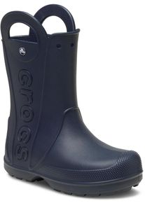 Gummistiefel Crocs "Handle It Rain Boot", Damen, Gr. 37, blau (navy), Croslite&trade;, Schuhe Gummistiefel, Regenstiefel, Kinderstiefel mit praktischen Tragegriffen