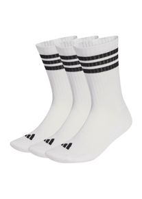 Kurzsocken adidas originals "Socken 3-Stripes Cushioned Sportswear Crew Socks 3er Pack", Damen, Gr. 40-42, wei&szlig;, Obermaterial: 59% Baumwolle CO. 37% Polyester PES. 3% Elasthan EL. 1% Polyamid PA., Socken Kurzsocken