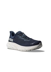 Laufschuh Hoka One One "Arahi 7", Herren, Gr. 43, outer space, wei&szlig;, Synthetik, Textil, Schuhe Laufschuh, f&uuml;r mehr Stabilit&auml;t