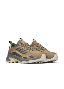 Wanderschuh Merrell "MOAB SPEED 2 GORE-TEX", Herren, Gr. 48, braun (cairn), Synthetik, Schuhe Wanderschuh, wasserdicht dank Gore-Tex Membrane