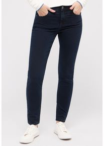 Slim-fit-Jeans Angels "SKINNY", Damen, Gr. 42, L&auml;nge 30, blau (blau blau), Denim/Jeans, Obermaterial: 78% Baumwolle, 21% Polyester, 1% Elasthan, slim fit, Jeans Slim-fit-Jeans