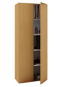 Schuhschrank Vcm "XL Holz Gro&szlig;er Schuhschrank Schuhkommode Vandol 5", braun (buche), B:70cm T:40cm, Obermaterial: 100% Holz Wood., Schr&auml;nke, Schuhschrank