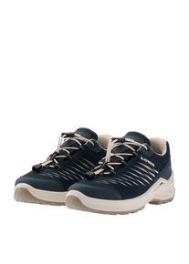 Wanderschuh Lowa "ZIRROX II GTX LO JR", Jungen, Gr. 35, navy, dune, Synthetik, Textil, Schuhe Wanderschuh, wasserdicht dank Gore-Tex Membrane, Topseller